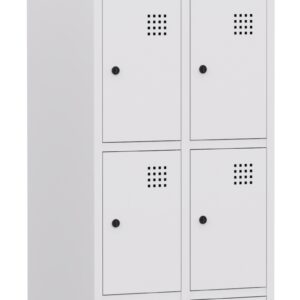 taquilla-metalica-2puerta-4 Taquilla 4 puertas – Módulo 2 (Metálica)