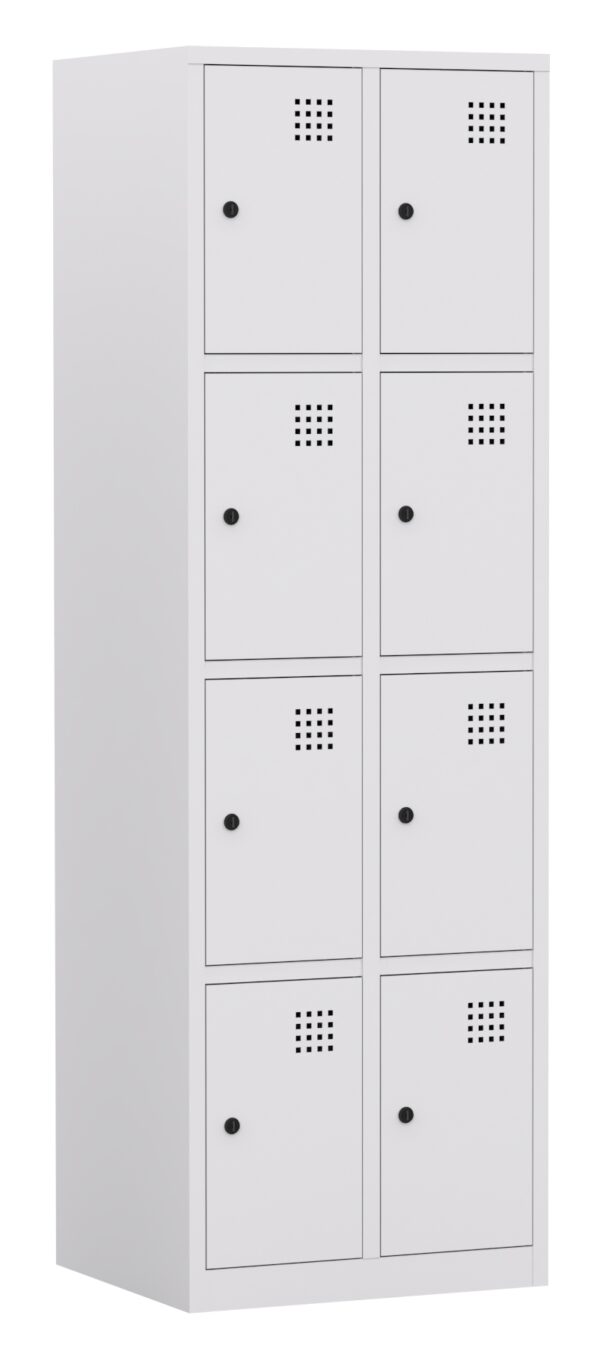 Taquilla 4 puertas – Módulo 2 (Metálica)