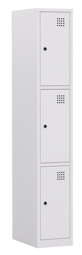 Taquilla metálica de 3 puertas Zentry Lockers