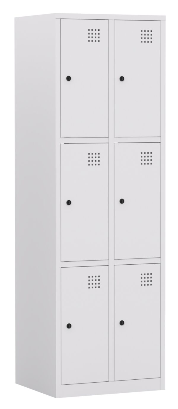 Taquilla 3 puertas – Módulo 2 (Metálica)