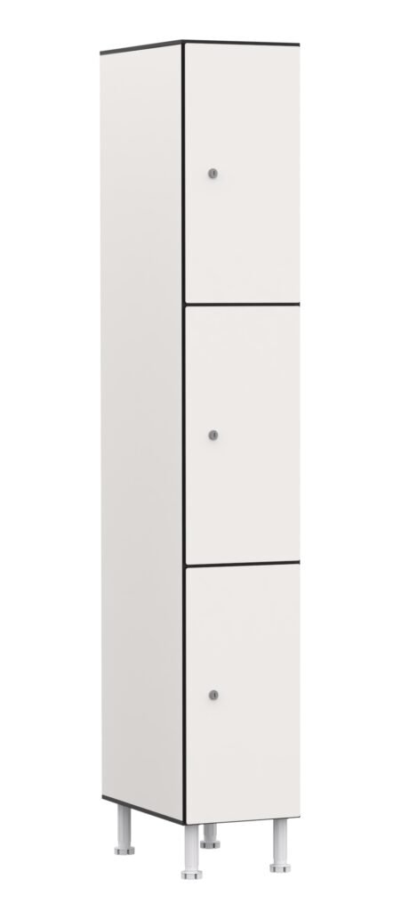 Taquilla fenólica de 3 puertas Zentry Lockers