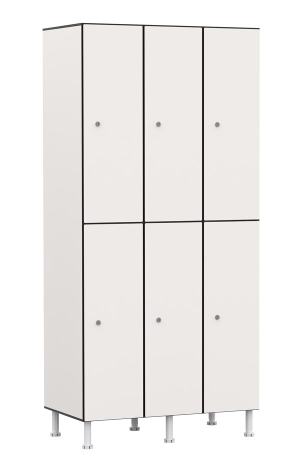 Taquilla 2 puertas – Módulo 3 (Fenólica)