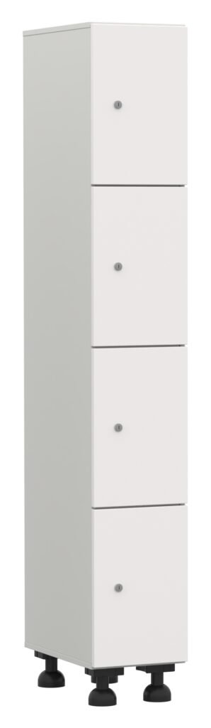 Taquilla de melamina de 4 puertas Zentry Lockers