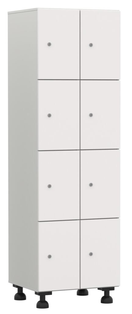 Taquilla de melamina de 4 puertas Zentry Lockers