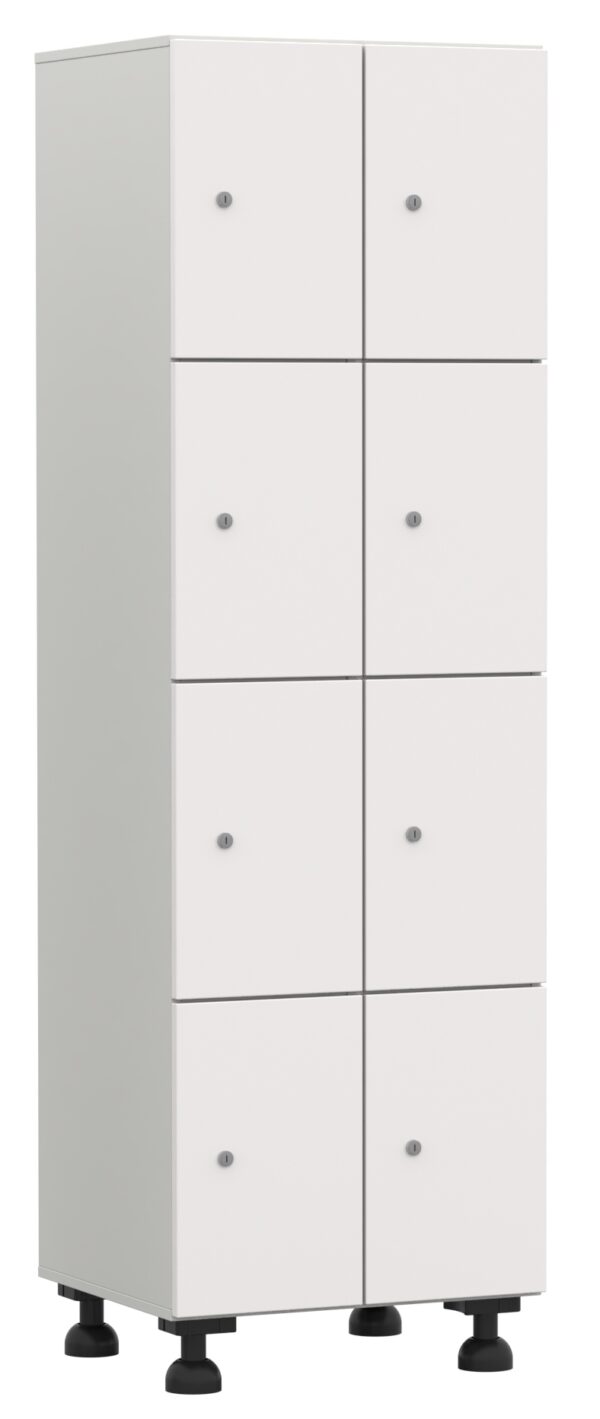 Taquilla 4 puertas – Módulo 2 (Melamina)