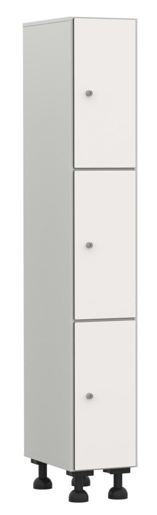 Taquilla de melamina fenólico de 3 puertas Zentry Lockers