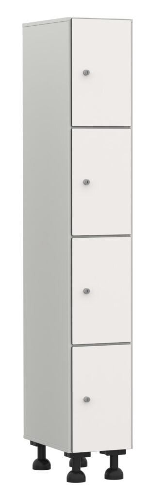 Taquilla de melamina fenólico de 4 puertas Zentry Lockers