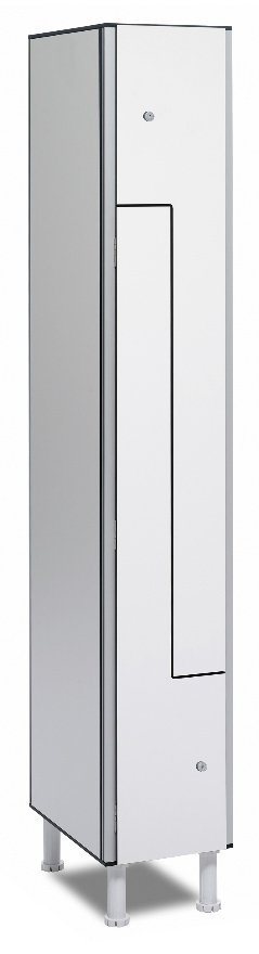 Taquilla 2 puertas en L – Módulo 1 (Fenólica)
