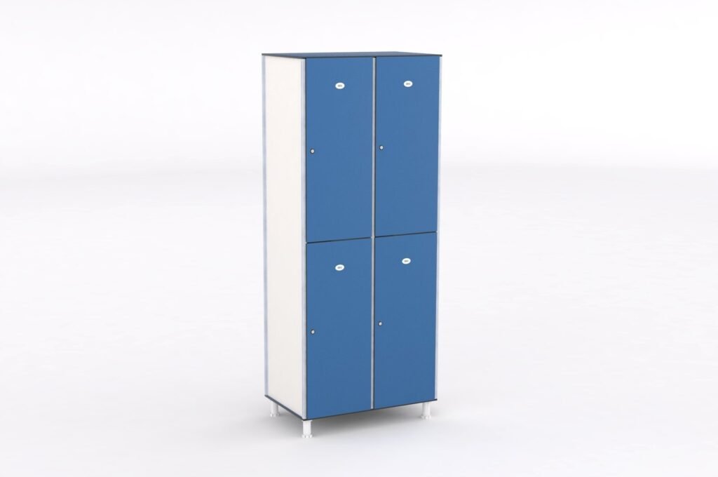 Taquilla 2 puertas – Módulo 2 (Fenólica)