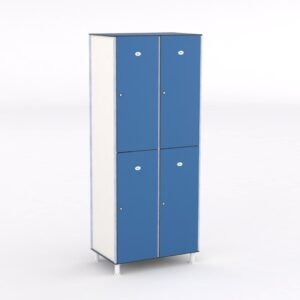 Taquilla 2 puertas – Módulo 2 (Fenólica)