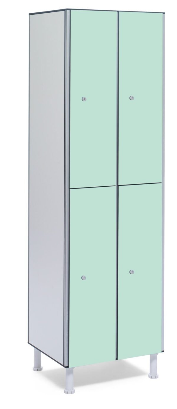 Taquilla 2 puertas – Módulo 2 (Fenólica)