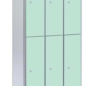 Taquilla 2 puertas – Módulo 3 (Fenólica)