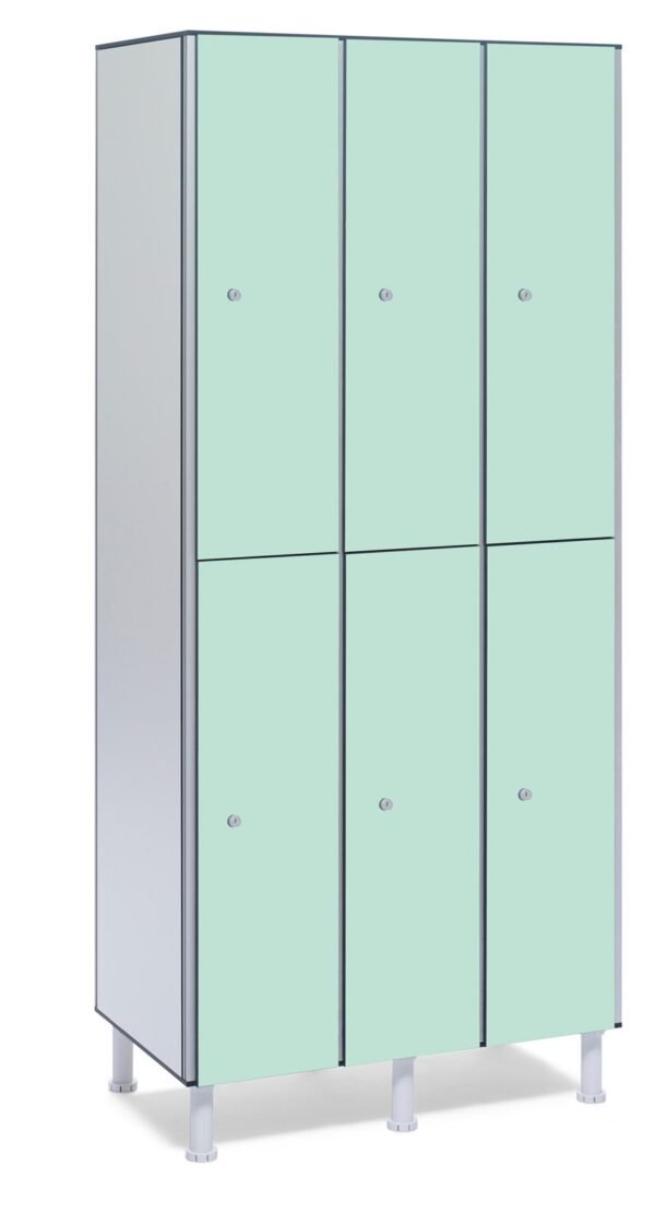 Taquilla 2 puertas – Módulo 3 (Fenólica)