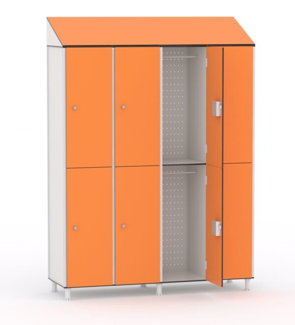 Taquilla 2 puertas – Módulo 4 (Fenólica)