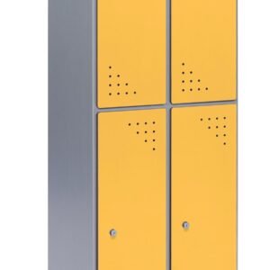 Taquilla 2 puertas en altura – Módulo 2 (Melamina-Fenólico)