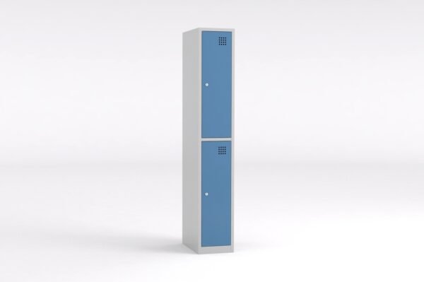 Taquilla 2 puertas – Módulo 1 (Metálica)