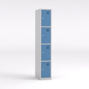 Taquilla 4 puertas – Módulo 1 (Metálica)