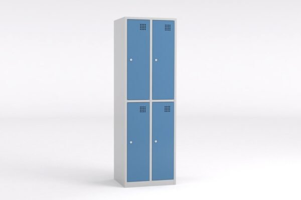 Taquilla 2 puertas – Módulo 2 (Metálica)
