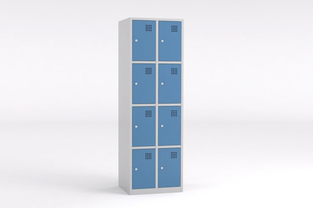 Taquilla 4 puertas – Módulo 2 (Metálica)