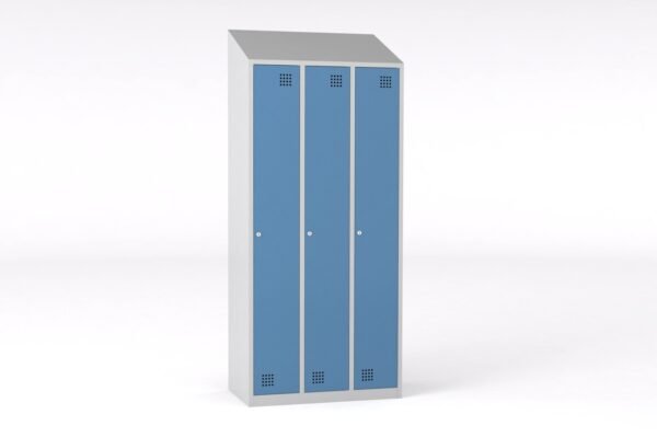 VTMTM3P1-30-Techo-inclinado Taquilla 1 puerta – Módulo 3 (Metálica)