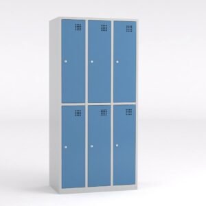 Taquilla 2 puertas – Módulo 3 (Metálica)