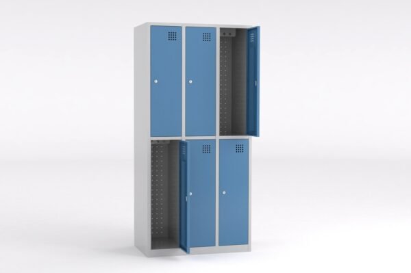 VTMTM3P2-30-Abierto Taquilla 2 puertas – Módulo 3 (Metálica)