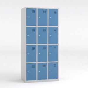 Taquilla 4 puertas – Módulo 3 (Metálica)