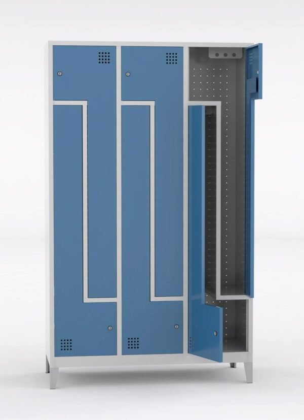 VTMTM3PL-40-Con-patas Taquilla 2 puertas en L – Módulo 3 (Metálica)