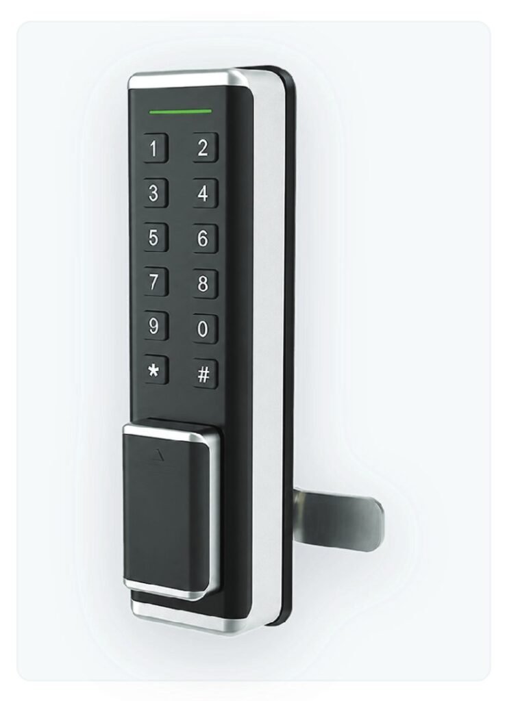 Cerradura electrónica de leva Ares con teclado táctil y Bluetooth