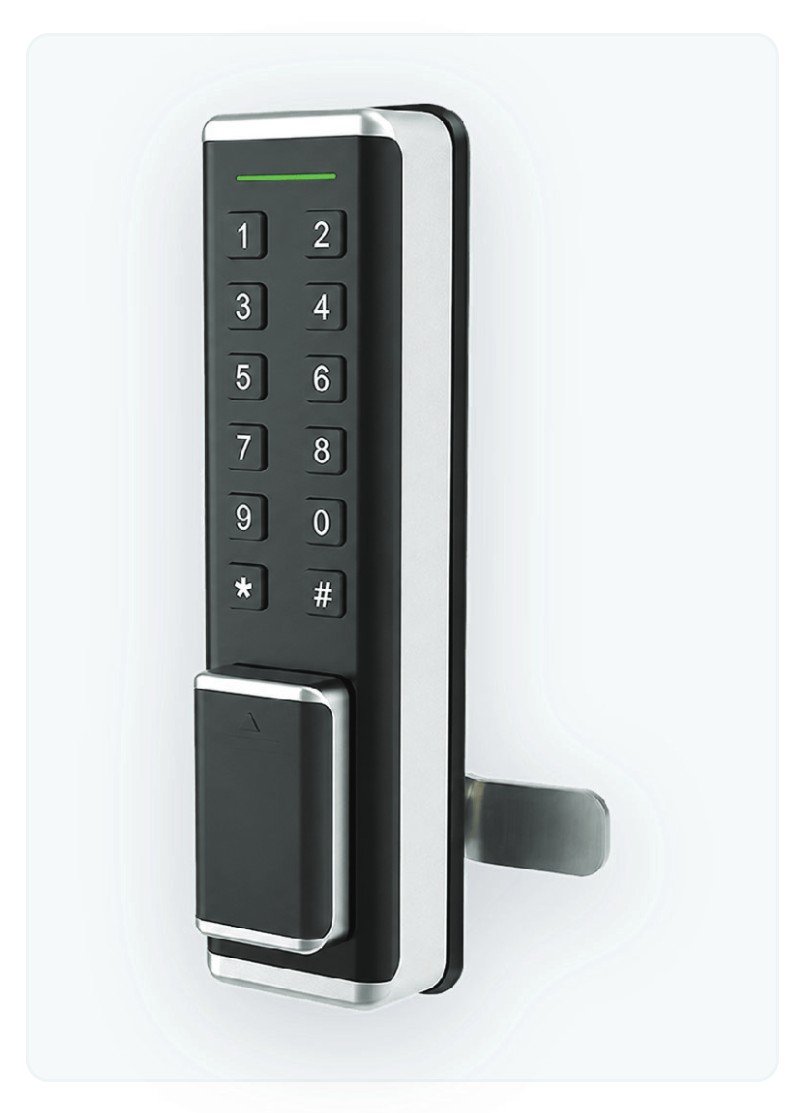 Cerradura electrónica de leva Ares con teclado táctil y Bluetooth
