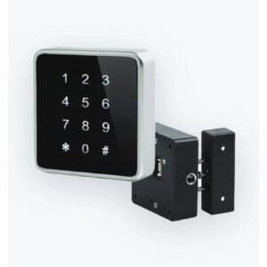 Sistema Boxis Panel con panel exterior RFID y cuerpo de cerradura cuadrado