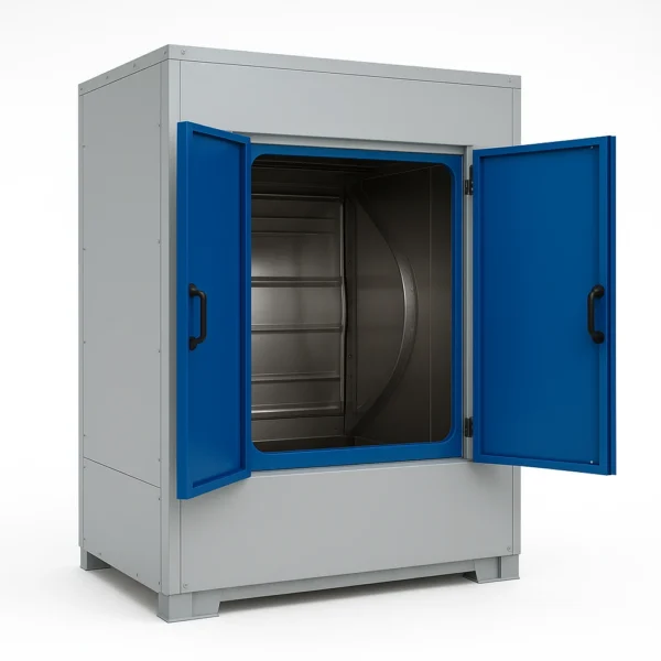 Taquillas para lavandería industrial con capacidad para carro Zentry (representación genérica)